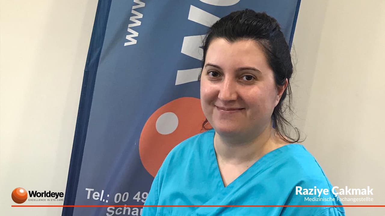 Raziye Çakmak, medizinische Fachangestellte bei WORLDEYE – Teamübersicht 2019