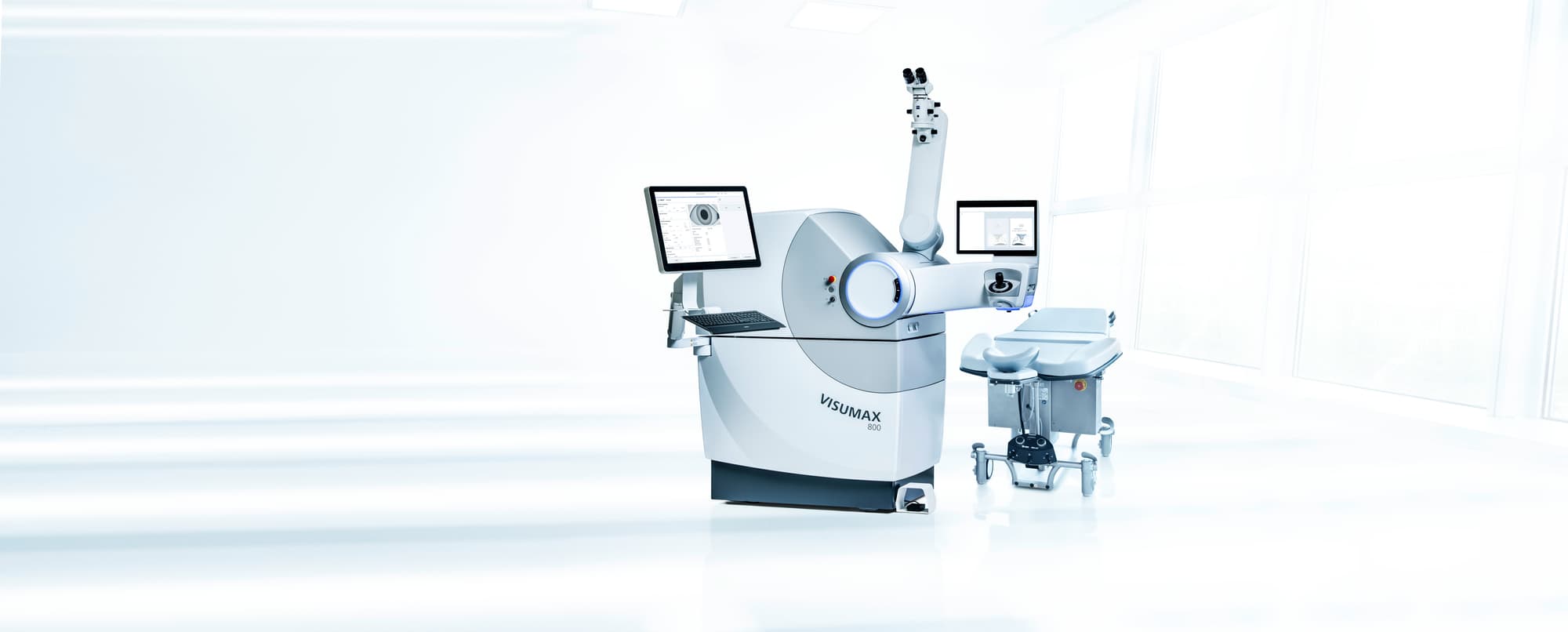ZEISS VISUMAX 800 mit Patientenliege (Produktbild)